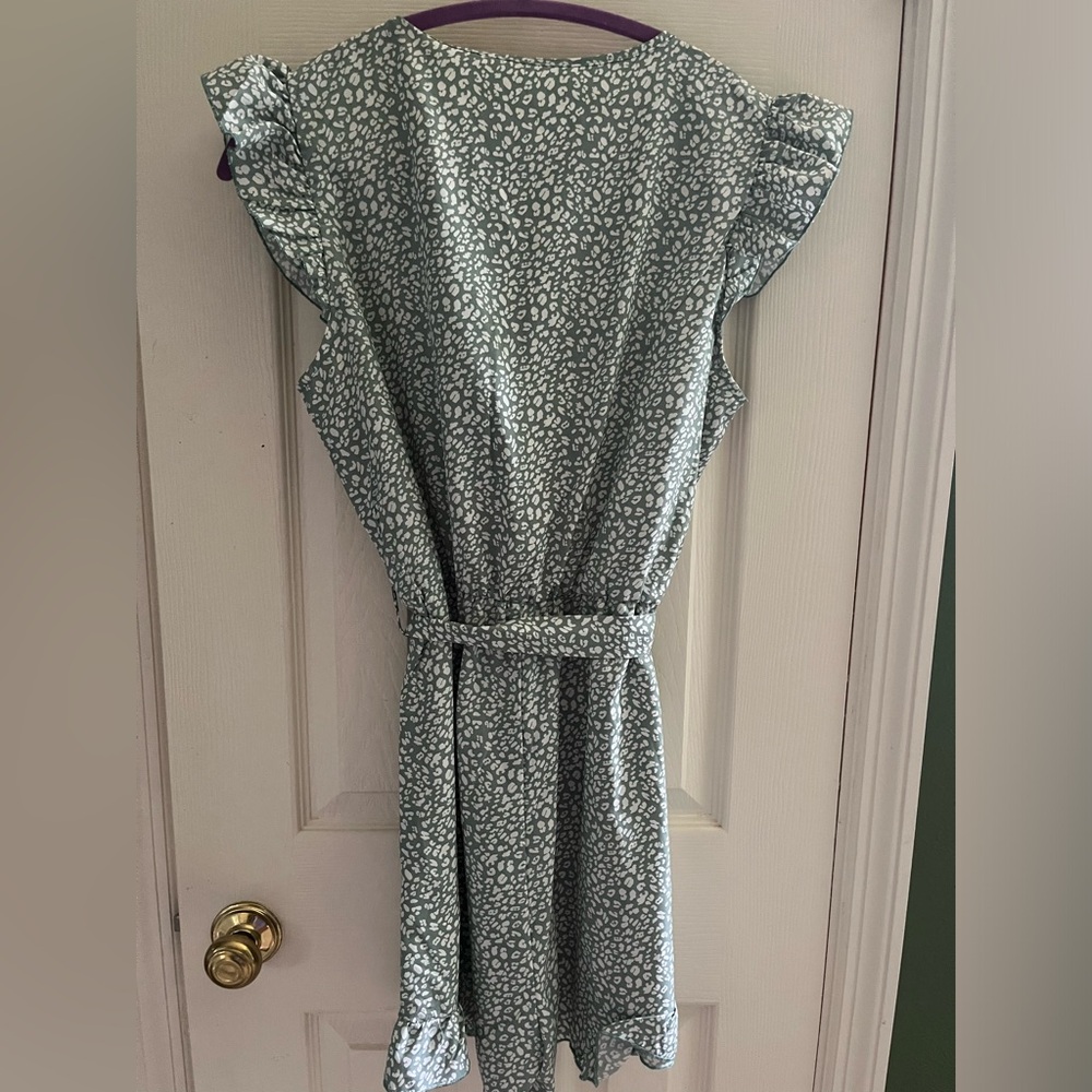 Cupshe leopard drawstring romper - Picture 4 of 5